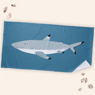 Fun Black Tipped Reef Shark Strandtuch