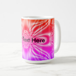 Fun Blank Fraktal Art Tasse