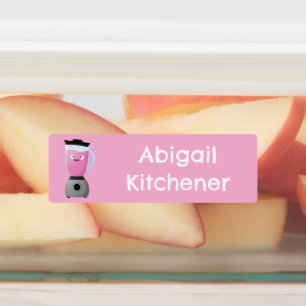Fun blender Küchengerät Cartoon personalisiert Etiketten
