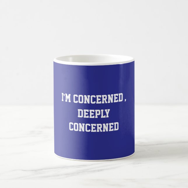 Fun Blue Sarcastic quote for teachers Kaffeetasse (Mittel)