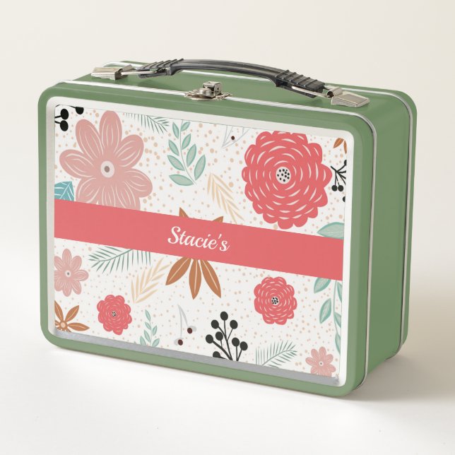 Fun Blume Metal Lunch Box (Vorderseite)