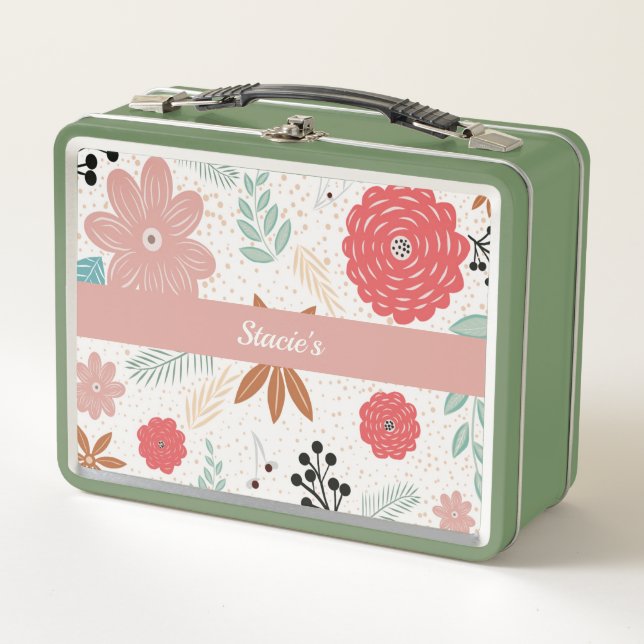 Fun Blume Metal Lunch Box (Vorderseite)