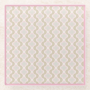 Fun Blume Print Glasuntersetzer