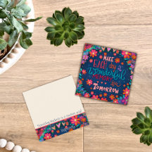 Fun Blumenherz Inspirierend Quote Kindness Cards