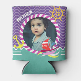 Fun Boats Foto Lila Aqua kann kühlen Dosenkühler