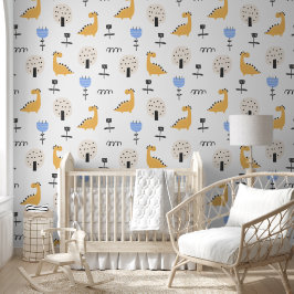 Fun Boho Dinosaur Tapete