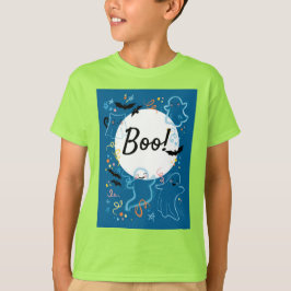 Fun boo Halloween Ghost Kids T - Shirt