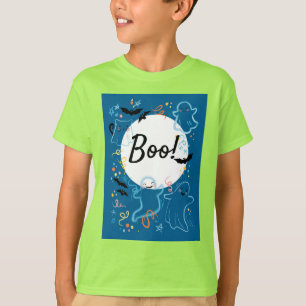Fun boo Halloween Ghost Kids T - Shirt
