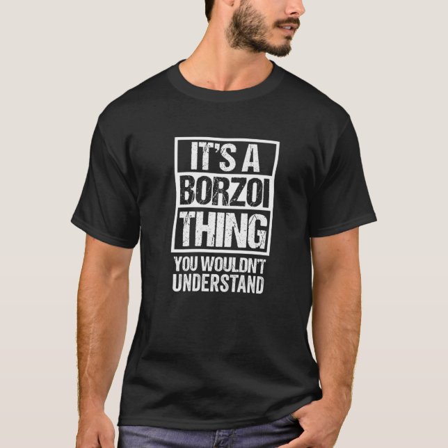 Fun Borzoi Partziffer Russische Jagdlandschaft T-Shirt (Vorderseite)