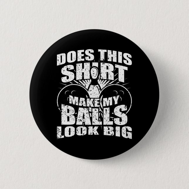 Fun Bowling Ball - Gag Gift Bowling für Männer Button (Vorderseite)