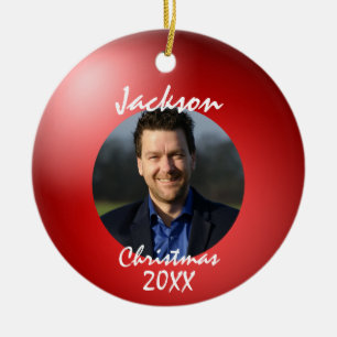 Fun Bowling Ball Weihnachts-Keramik Ornament