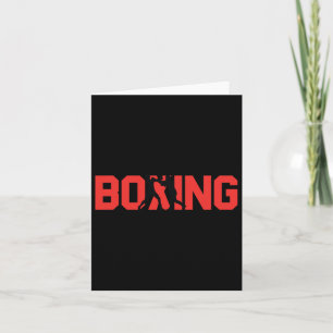 Fun Boxing-Geschenk Sparring-Partner Boxer Karte