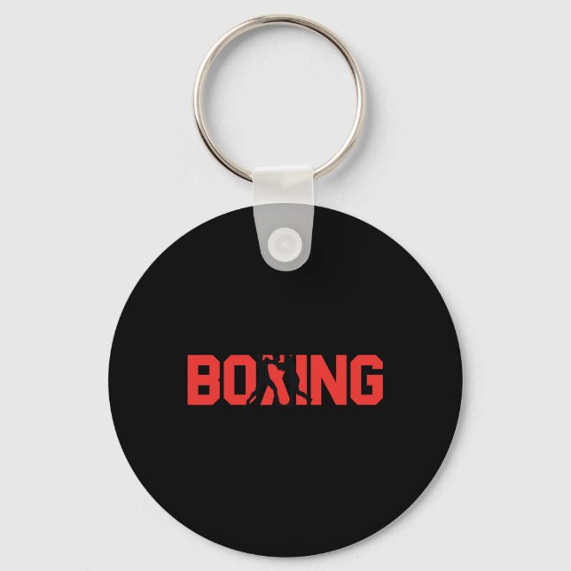 Fun Boxing-Geschenk Sparring-Partner Boxer Schlüsselanhänger (Vorderseite)