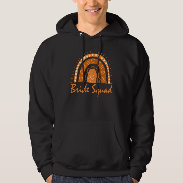 Fun Bride Squad Junggeselinnen-Abschied Crew passt Hoodie (Vorderseite)