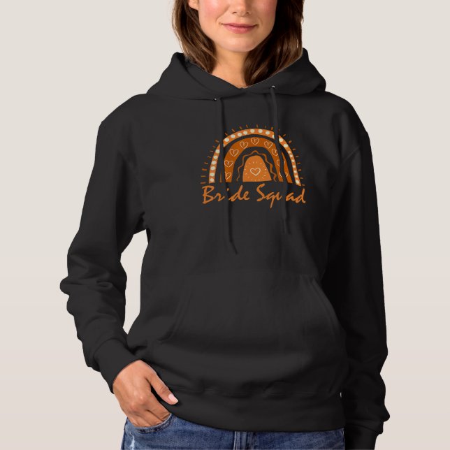 Fun Bride Squad Junggeselinnen-Abschied Crew passt Hoodie (Vorderseite)