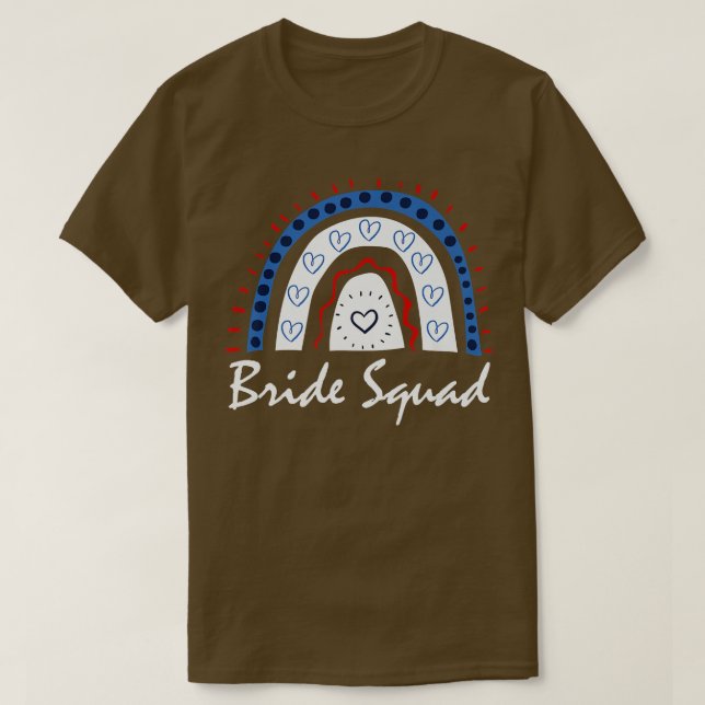 Fun Bride Squad Junggeselinnen-Abschied Crew passt T-Shirt (Design vorne)