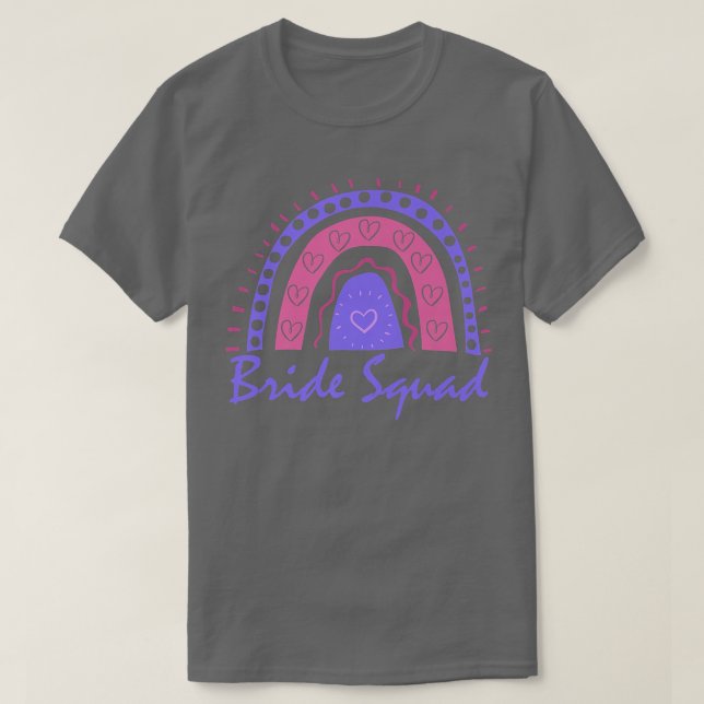 Fun Bride Squad Junggeselinnen-Abschied Crew passt T-Shirt (Design vorne)