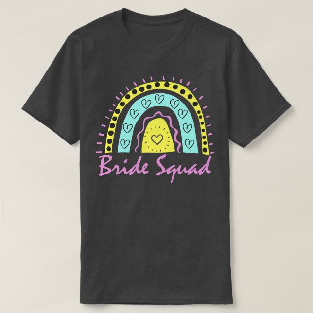 Fun Bride Squad Junggeselinnen-Abschied Crew passt T-Shirt (Design vorne)