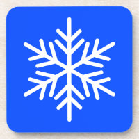 Fun Bright Alpinblau Weißer Nordic Snowflake