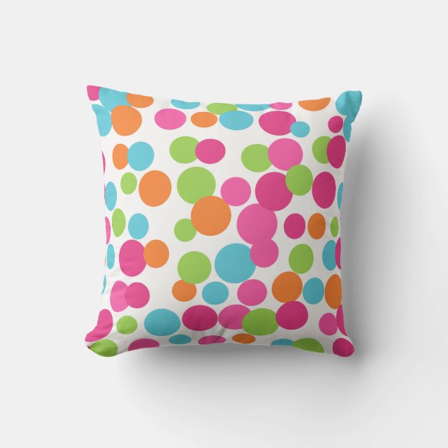 Fun Bright Dots Pillow Kissen (Vorderseite)