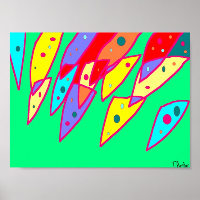 Fun Bright Picture Poster (Vorne)