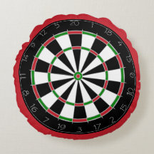 Fun Bright Red Dartboard Game