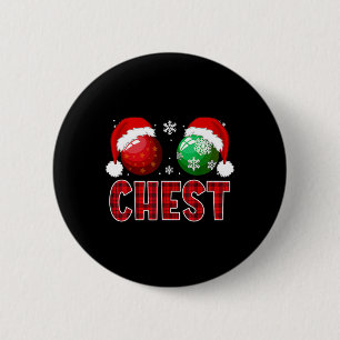 Fun Brust Nuts Weihnachtsfeiertag Shirt Matching C Button