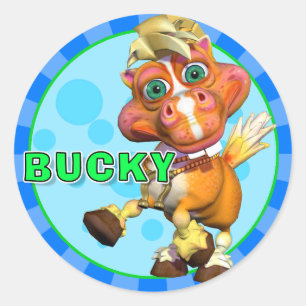 Fun Bucky Stickers