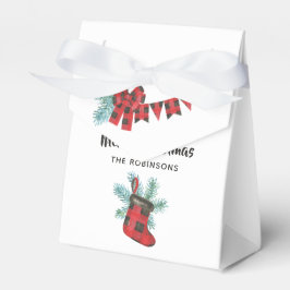 Fun Buffalo Kariert Lumberjack Bär Weihnachten Geschenkschachtel