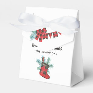 Fun Buffalo Kariert Lumberjack Bär Weihnachten Geschenkschachtel