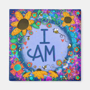 Fun Bumblebee Blau Hübsch bin ich Inspirierend Blu Magnet