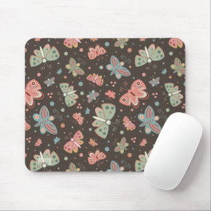 Fun Butterfells Pattern Inspirivity Mouse Pad Mousepad