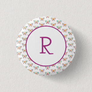 Fun Butterfly mit Initial Button