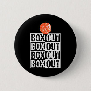 Fun Bysketbyll Geschenkboxen Out Sprichwort Button