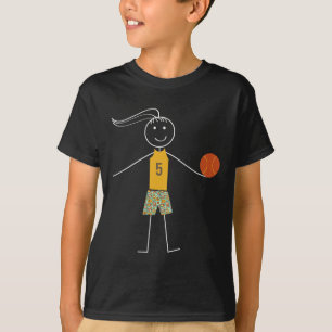 Fun Bysketbyll Girls Bysketbyll Player T-Shirt