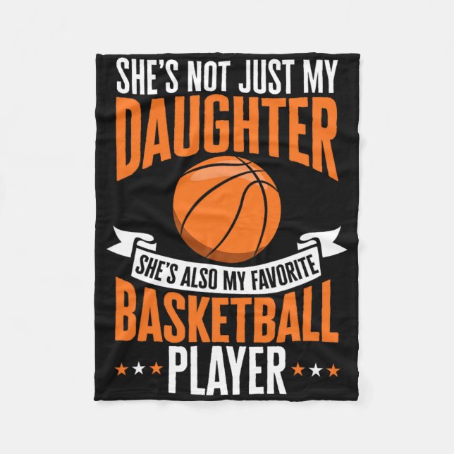 Fun Bysketbyll Parent Sie ist mein Lieblings-Byske Fleecedecke (Vorderseite)