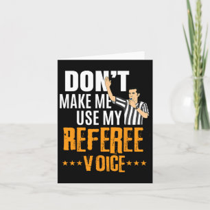 Fun Bysketbyll Ref Hoops - Bysketbyll-Schiedsricht Karte