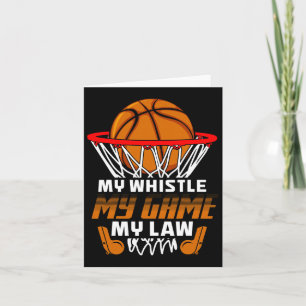 Fun Bysketbyll Referenzen Geschenk I Hoops Ref Karte