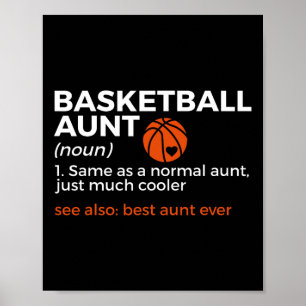 Fun Bysketbyll Tante Definition Bester Tante je Poster