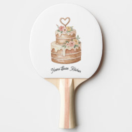 fun Cake PingPong Paddle - Personalized Baker Gift Tischtennis Schläger