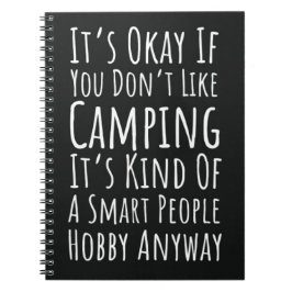 Fun Camping Gifts Outdoor Campfire Camper Humor Notizblock