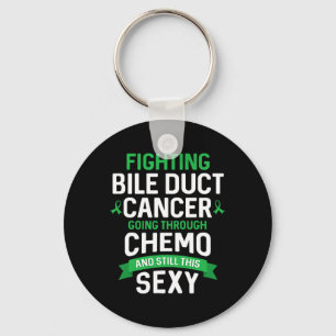Fun Cancer Fighter Bile Duct Cancer Patient Chemo Schlüsselanhänger