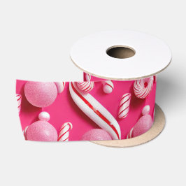 Fun Candy Lane Collection, rosa Gummibälle Satinband