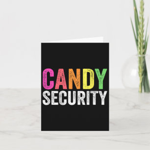 Fun Candy Security Halloween-Kostüm Karte