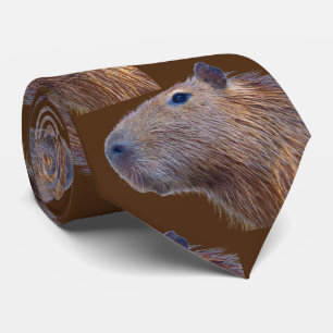 Fun Capybara Neck Tie Krawatte