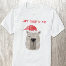 Fun Capybara Personalisierte Weihnachten