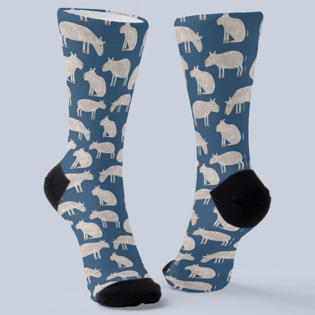 Fun Capybara Socken (Von Creator hochgeladen)