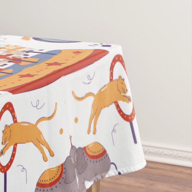 Fun Carnival Kids' Birthday Circus Pattern Clown Tischdecke (Beispiel)