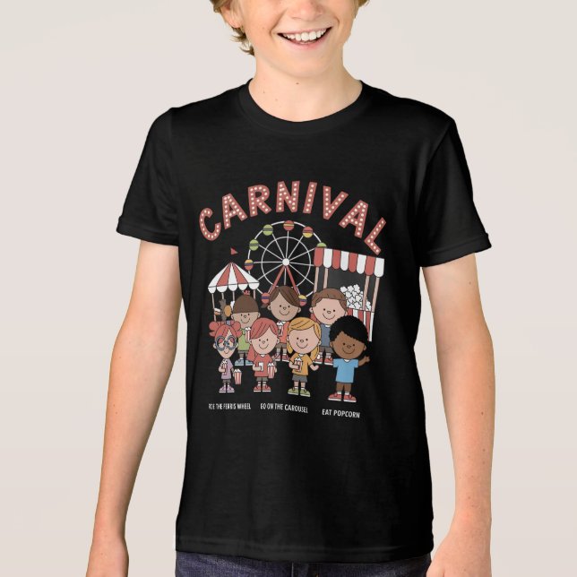 Fun Carnival Tri-Blend Shirt (Vorderseite)
