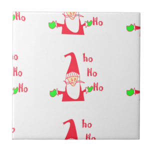Fun Cartoon Mouse Santa Collection Fliese
